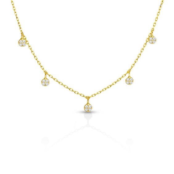 Necklace CikOrefice Gioielli Woman in Gold Zircone C5V2B0 - C5V2B0